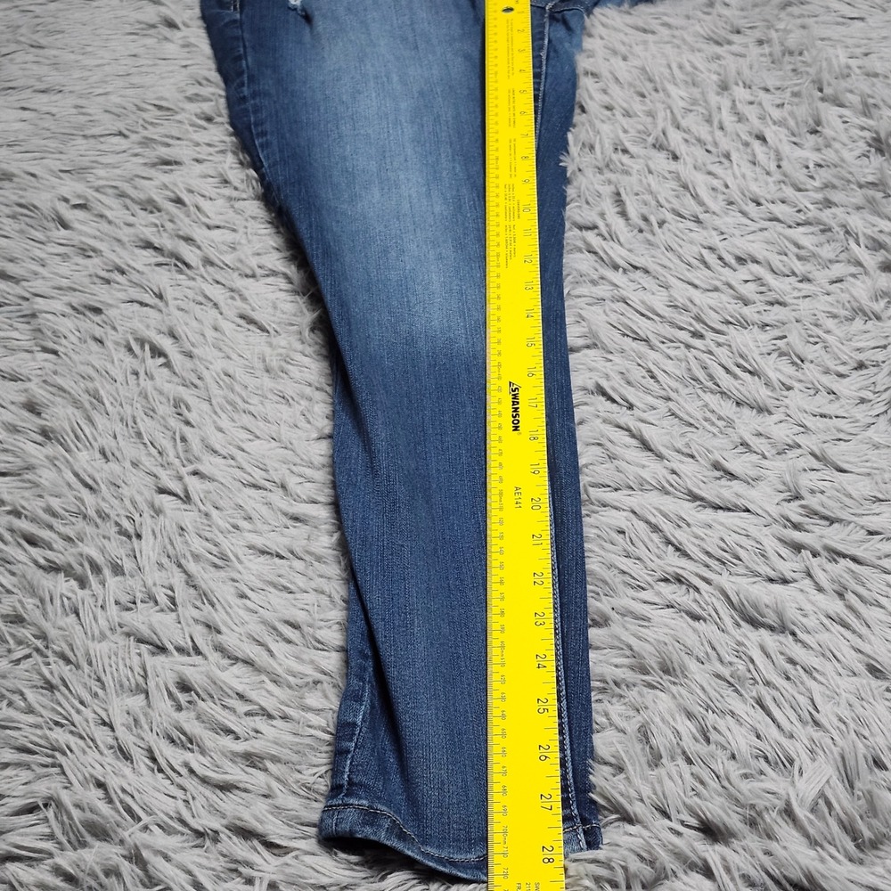 Torrid Premium Sky High Skinny Jeans‎ Womens 14R Distressed Stretch High Rise - Picture 6 of 15